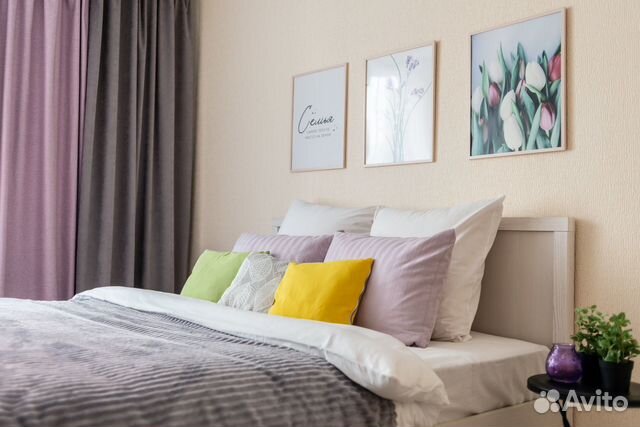

1-к. квартира, 42 м², 2 кровати