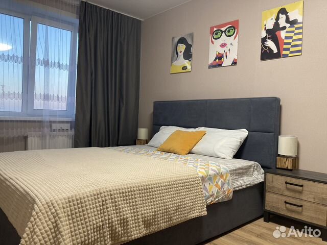

1-к. квартира, 45 м², 2 кровати