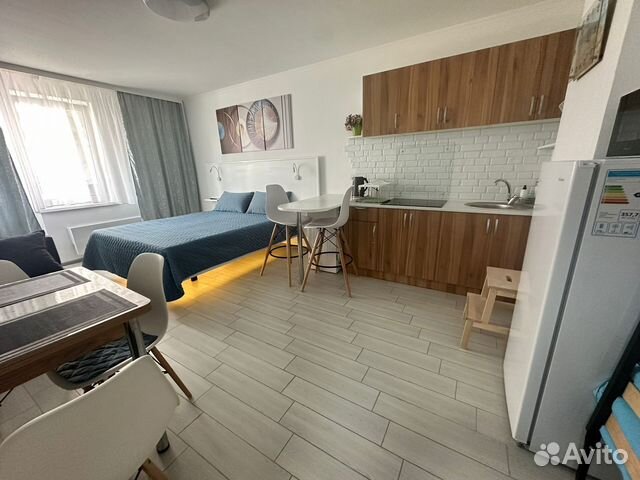 

Квартира-студия, 27 м², 2 кровати