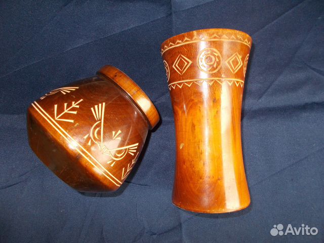 Деревянные вазы