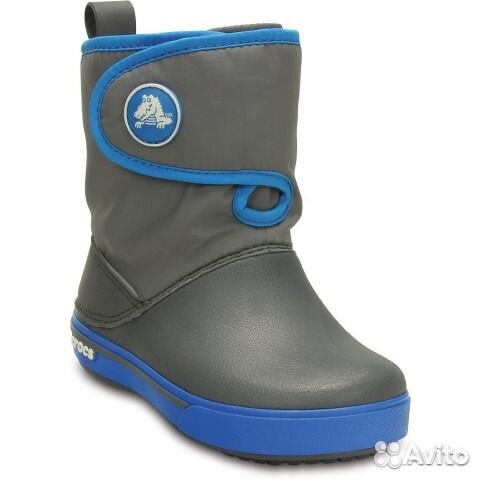 Сапоги дутики на липучке Crocs - 4 цвета 23 - 35 р