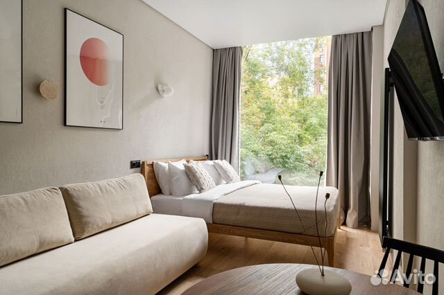 

1-к. квартира в апарт-отеле, 21 м², 2 кровати