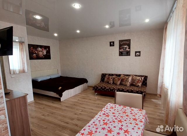

Квартира-студия, 36 м², 2 кровати