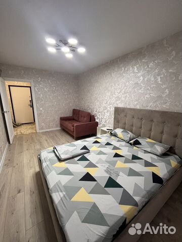 

1-к. квартира, 38 м², 2 кровати