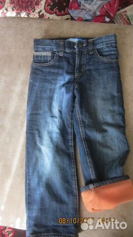 Джинсы на флисе Джинсы на флисе