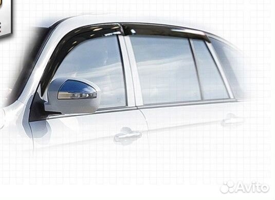 Ветровики дверей для Lifan X60