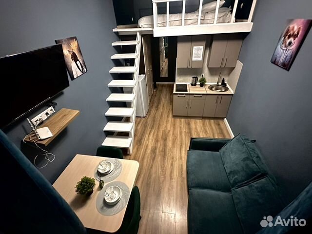 

Квартира-студия, 22 м², 2 кровати