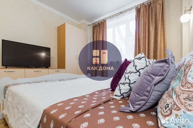 

1-к. квартира, 41 м², 2 кровати