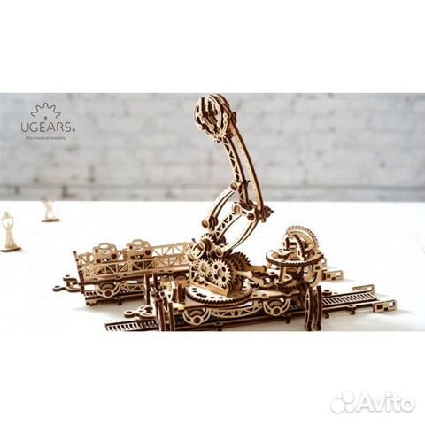 3D конструктор Ugears - Манипулятор на рельсах