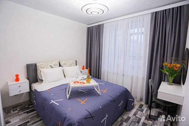 

1-к. квартира, 42 м², 2 кровати
