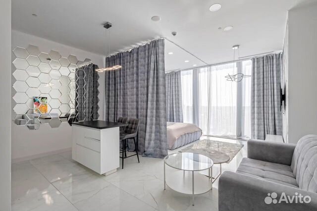 

Квартира-студия, 58 м², 2 кровати