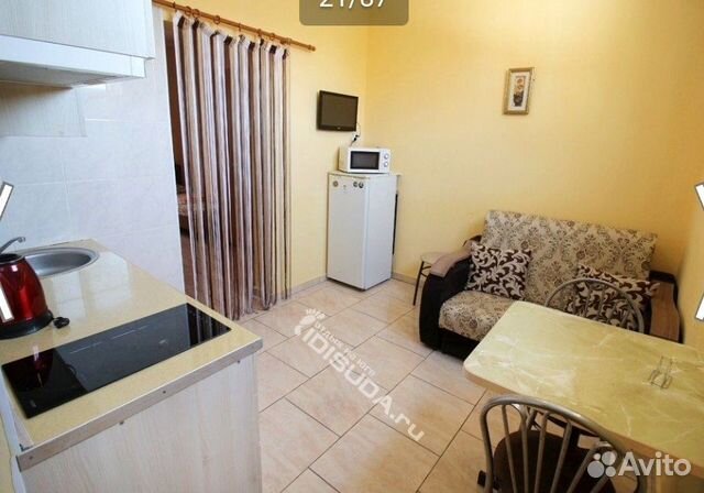 

Квартира-студия, 25 м², 3 кровати
