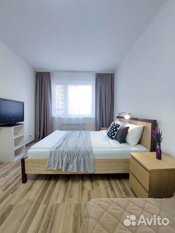 

1-к. квартира, 42 м², 2 кровати