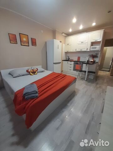 

Квартира-студия, 30 м², 1 кровать