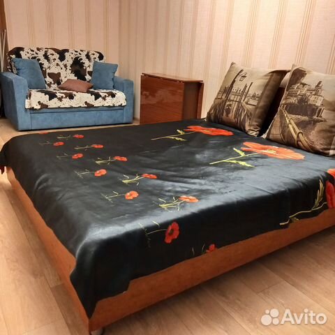 

1-к. квартира, 34 м², 2 кровати