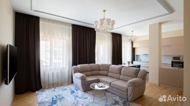 

2-к. квартира в апарт-отеле, 93,6 м², 2 кровати