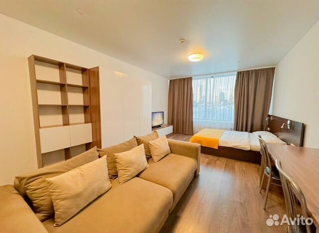 

Квартира-студия, 35 м², 2 кровати