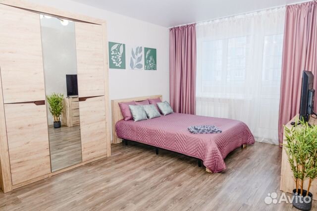 

1-к. квартира, 38 м², 2 кровати
