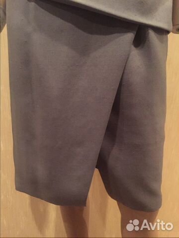 Новое шелковое серое платье Blumarine (оригинал)