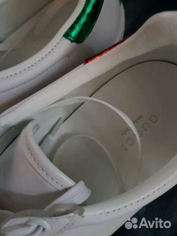 Кожанные кеды gucci