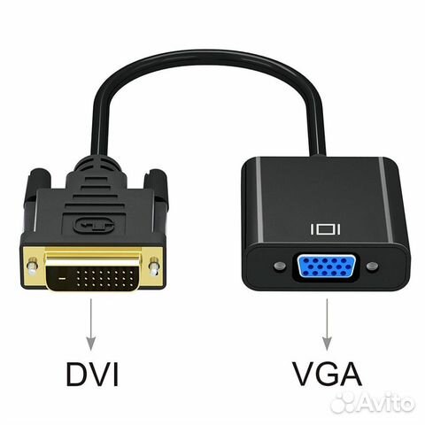 DVI-D на VGA Адаптер Конвертер Переходник