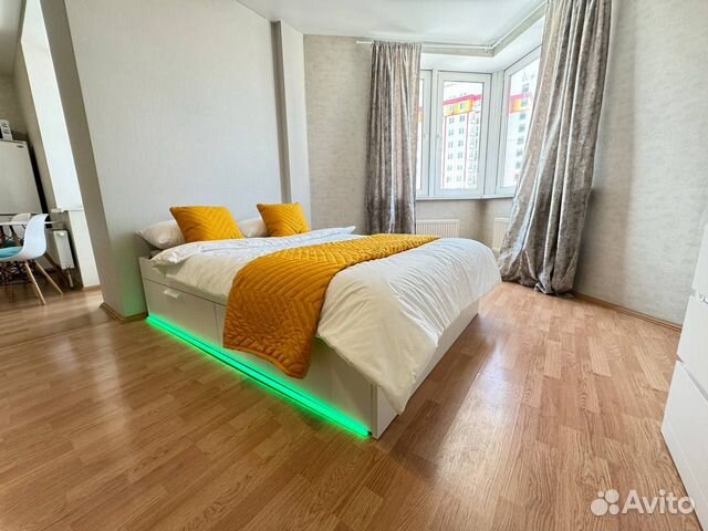 

1-к. квартира, 52,1 м², 2 кровати
