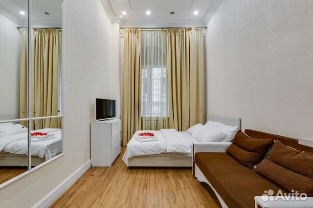

Квартира-студия, 19 м², 2 кровати