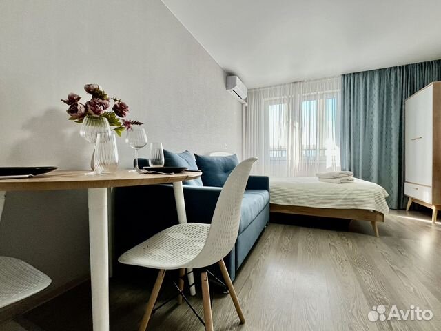 

Квартира-студия, 28 м², 2 кровати