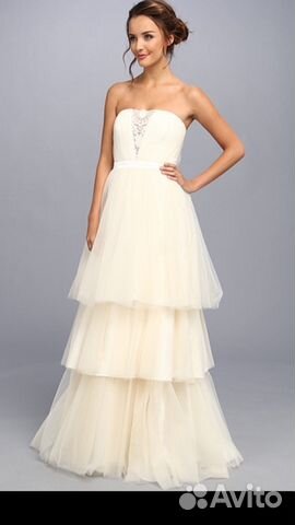 Свадебное фирменное платье Badgley Mischka новое