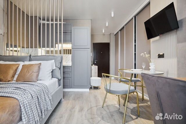 

Квартира-студия, 30 м², 1 кровать