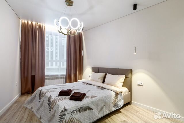 

1-к. квартира, 46 м², 2 кровати