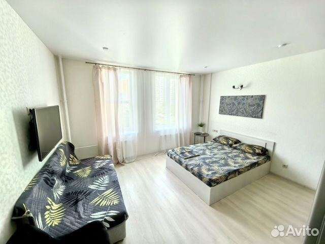 

Квартира-студия, 34 м², 2 кровати