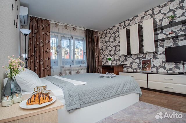 

1-к. квартира, 44 м², 2 кровати
