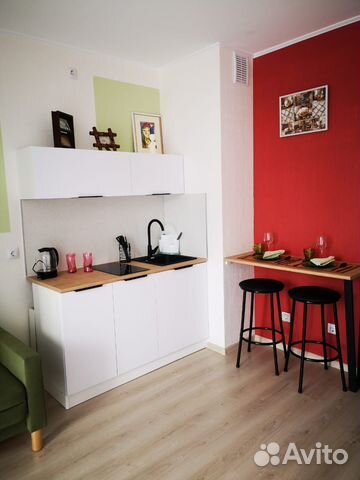 

Квартира-студия, 30 м², 1 кровать
