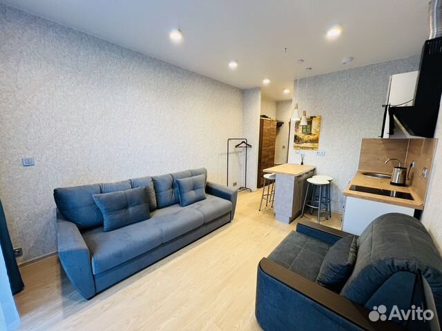 

Квартира-студия, 28 м², 2 кровати
