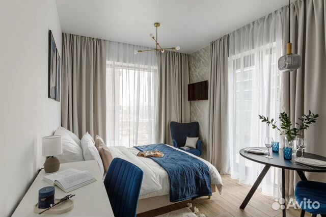 

Квартира-студия, 24 м², 1 кровать