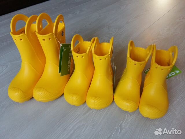 Новые оригинальные резиновые сапоги Crocs Новые оригинальные резиновые сапоги Crocs