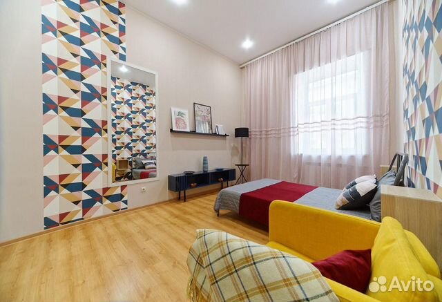 

1-к. квартира, 47 м², 3 кровати