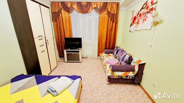 

1-к. квартира, 40 м², 2 кровати