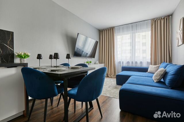 

1-к. квартира, 39 м², 2 кровати