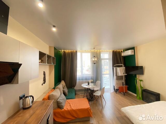 

Квартира-студия, 26 м², 4 кровати