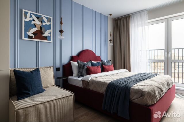 

Квартира-студия, 29 м², 2 кровати