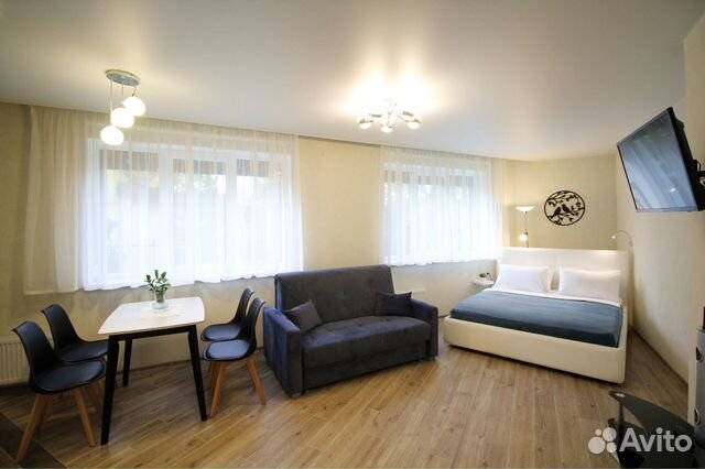 

Квартира-студия, 36 м², 2 кровати