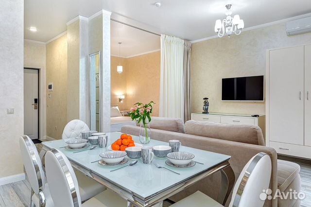 

Квартира-студия, 40 м², 4 кровати
