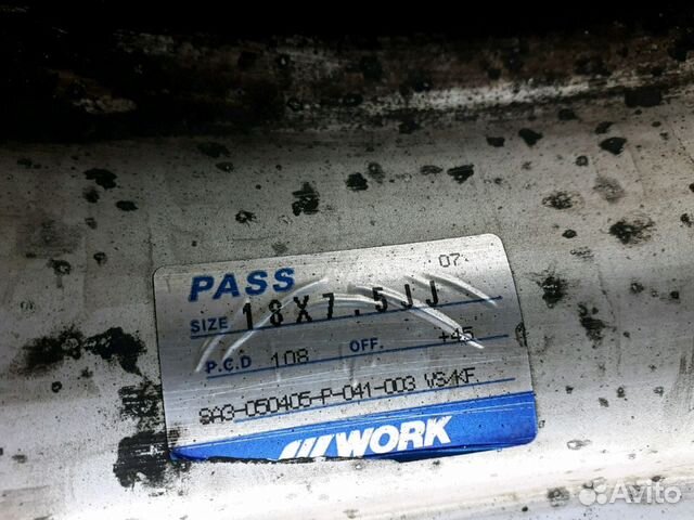 Диски 108 5 R18 Work для Volvo Ford