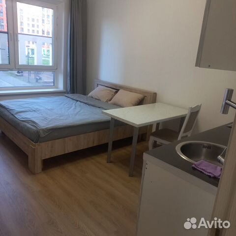 

Квартира-студия, 27 м², 1 кровать
