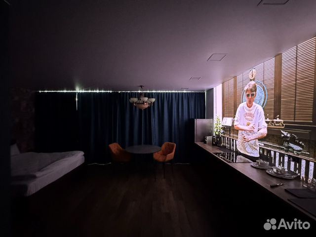 

Квартира-студия, 39 м², 1 кровать