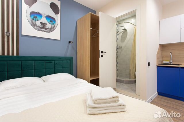 

Квартира-студия в апарт-отеле, 10,5 м², 1 кровать