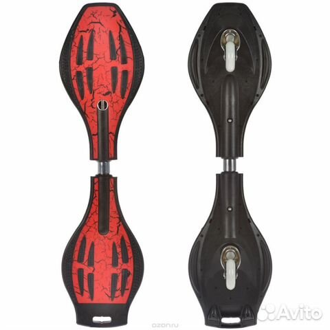 Двухколесный скейт Dragon Board surf, красный Двухколесный скейт Dragon Board surf, красный