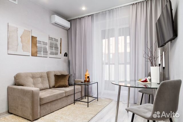 

1-к. квартира, 40 м², 2 кровати